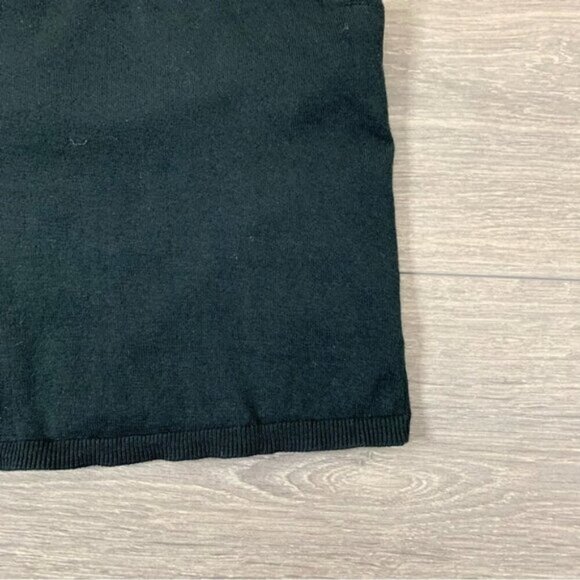 Anthropologie Sanctuary Essential Halter Top Knit Black Cropped Size L - Picture 10 of 15